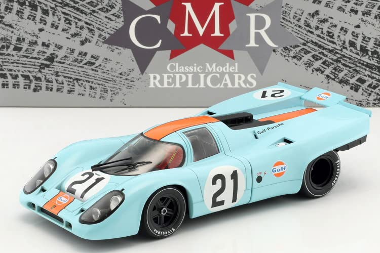 希少　CMR 1/18 ポルシェ 917K ルマン24時間 ガルフ 1970 CMR】 1/18 ポルシェ917K＃19、24時間ルマン1971 Attwood/Redman